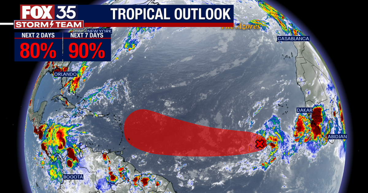 High chance of Tropical Depression forming in the Atlantic this week ...