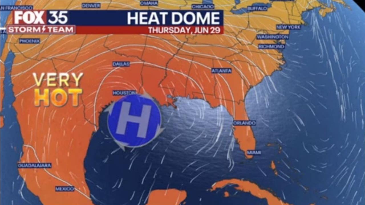 Orlando weather Heat continues across Central Florida as dry air