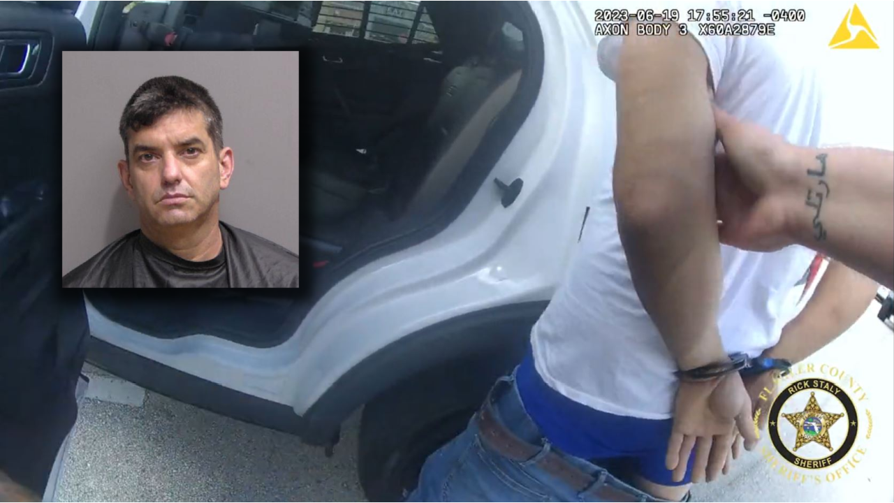Caught with his pants down Florida mans awkward arrest takes unexpected turn Caught with his pants down Florida mans awkward arrest takes unexpected turn