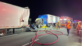 1 dead, child injured in semi crash along I-75, FHP says