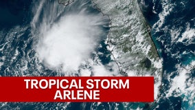 Tropical Storm Arlene forms in Gulf of Mexico, becomes first named storm of season