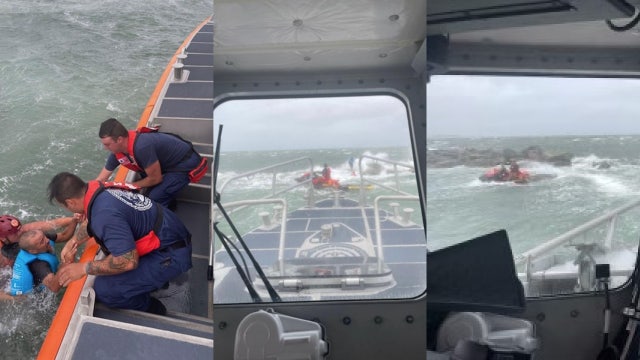 Officials hope to find 'hero' who helped free 4 trapped on Florida jetty: 'Very treacherous weather rescue'