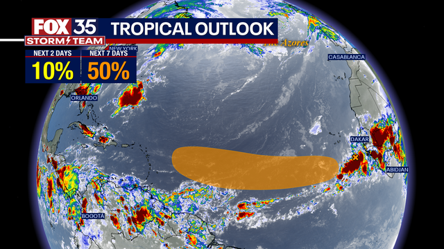 Tropical wave in Atlantic could become tropical depression next week, National Hurricane Center says