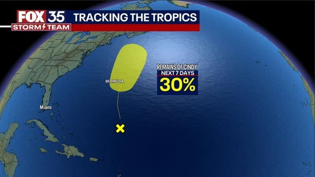Could remnants of Cindy redevelop into new tropical depression or Tropical Storm Don?