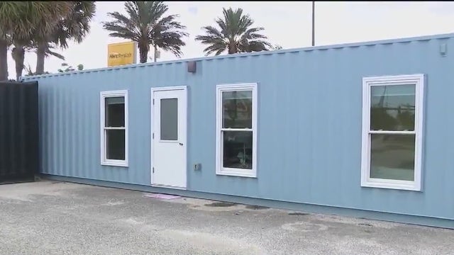 Affordable housing solution in Daytona Beach turns shipping container into homes