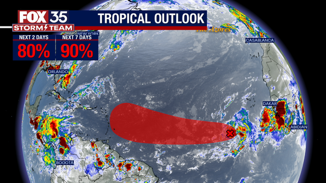 High chance of Tropical Depression forming in the Atlantic this week: NHC