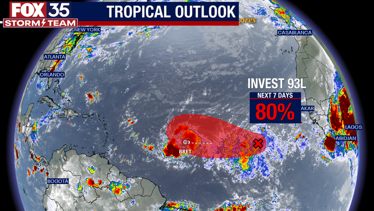 National Hurricane Center: Invest 93-L could become tropical depression 