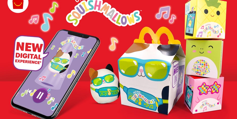 Meet the newest McDonald's Happy Meal toy: Squishmallows | FOX 35