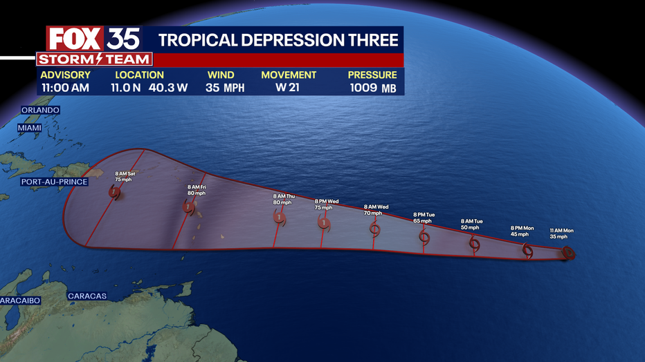 Tropical Depression 3 Expected To Strengthen Into Hurricane Bret, NHC ...