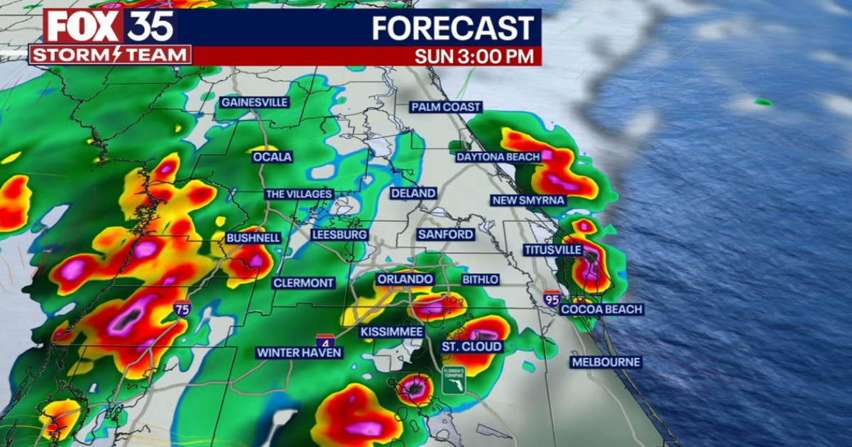 Orlando weather: Heavy downpours and potential minor flooding | FOX 35 ...