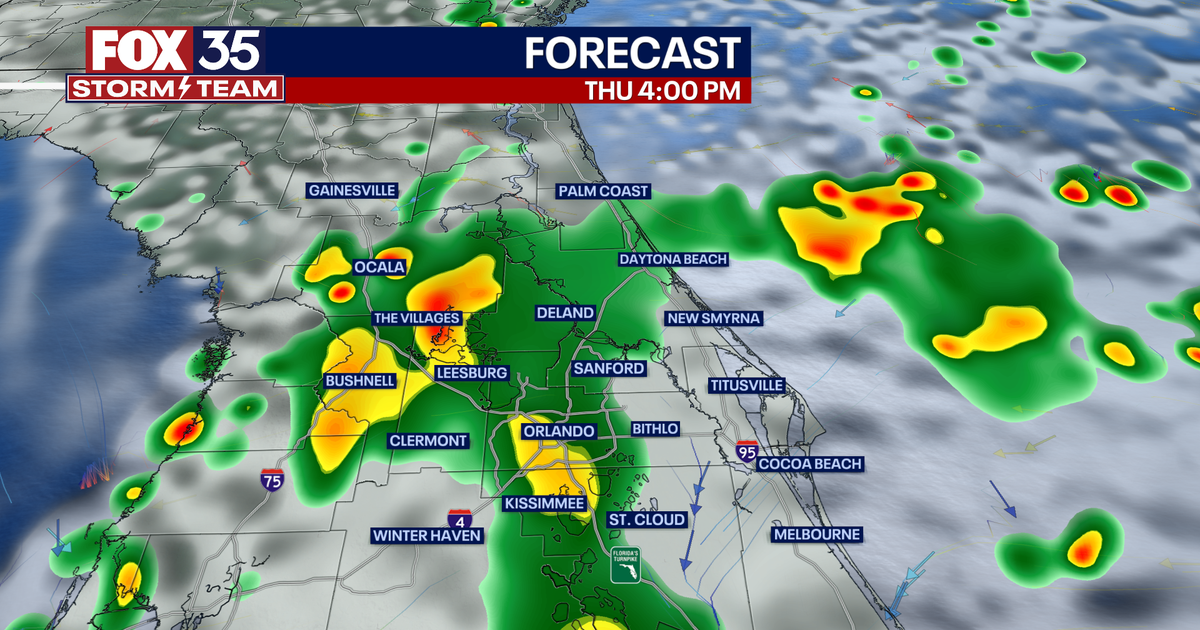 Orlando weather: Widespread afternoon showers across Central Florida on ...