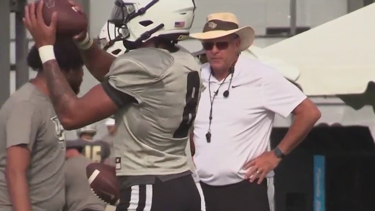 UCF Football kicks off practice for inaugural season in Big 12