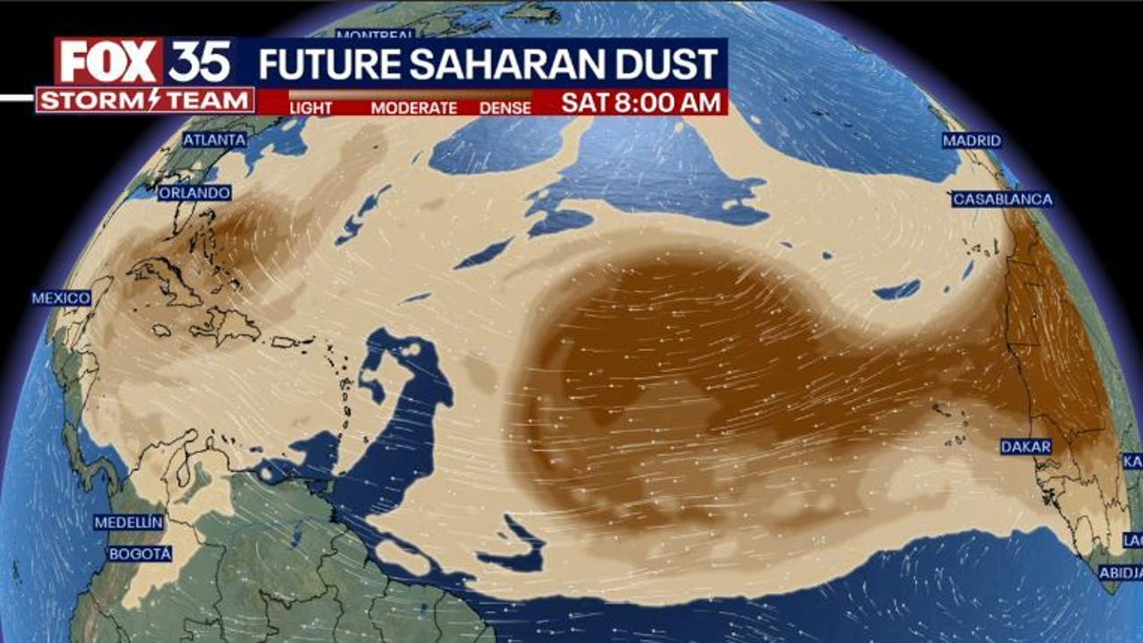 Saharan dust Heres why the tropics have been quiet recently Saharan dust Heres why the tropics have been quiet recently