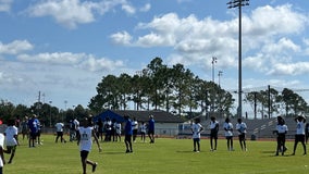NFL player Jalen Carter, former Central Florida standout, hosts free football camp at Apopka HS