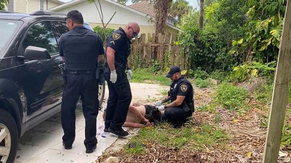 Florida man fends off police in 2-hour standoff after burglarizing homes, officers say