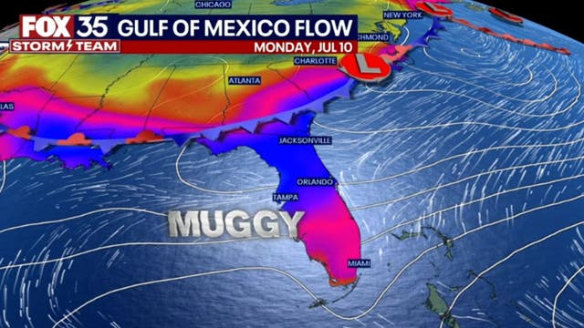 Orlando weather: Muggy week ahead for Central Florida with rainy afternoons