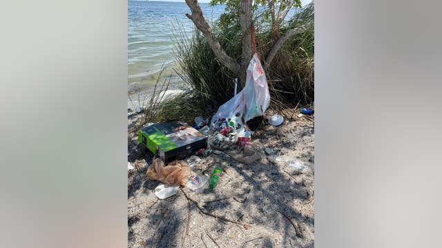 Residents frustrated as trash piles up along 528 Causeway in Brevard County