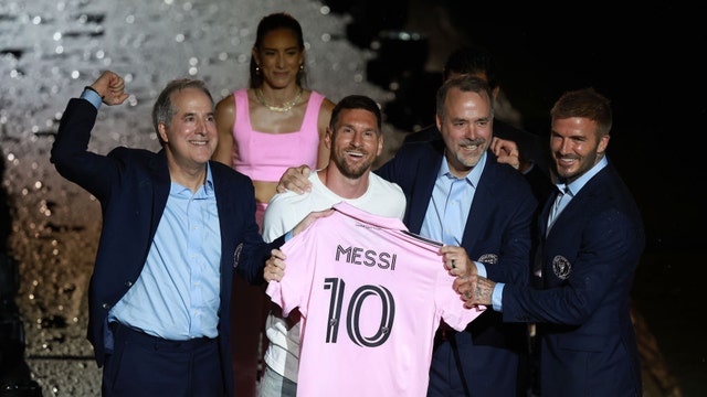 Lionel Messi officially introduced by Inter Miami, Major League Soccer