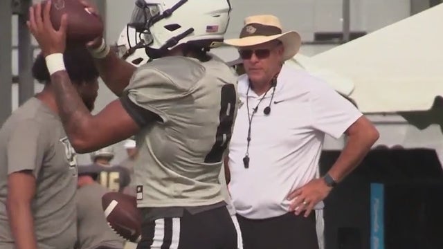 UCF Football kicks off practice for inaugural season in Big 12