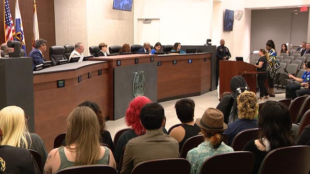 Family, friends of Derek Diaz speaks at Orlando City Council meeting