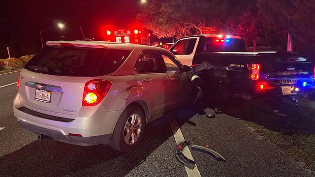 Woman arrested for DUI after hitting Flagler County police, deputy cars during traffic stop