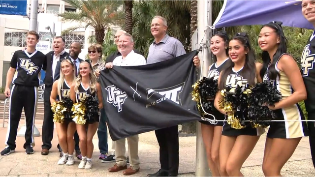 UCF flag to fly high at Orlando City Hall to celebrate Knights' inaugural Big 12 football season