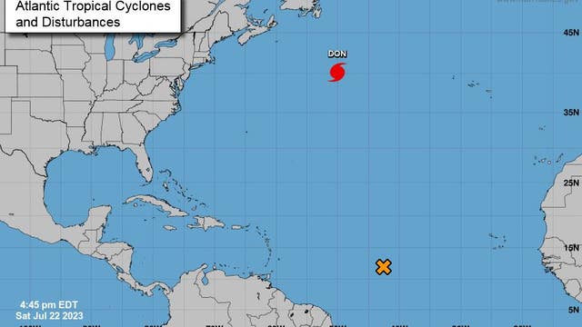 Hurricane Don forms in the Atlantic: NHC