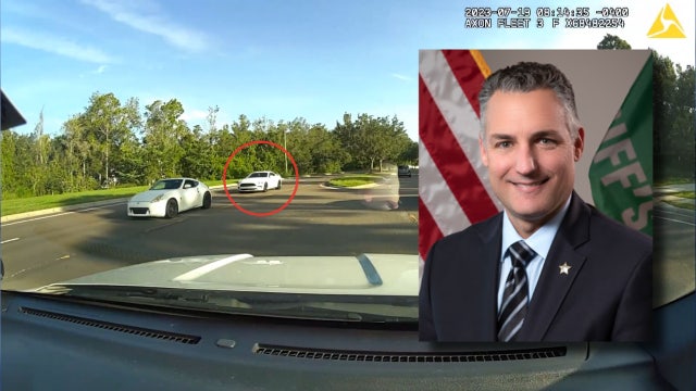 Florida sheriff's son arrested after allegedly speeding, driving away from deputy