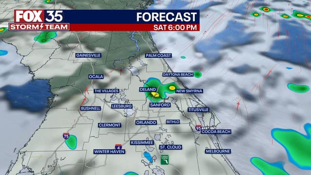 Orlando weather: Heavy rain and frequent lightning within strongest storms