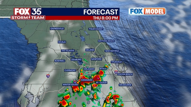 Orlando weather: Sunny morning with afternoon showers on Thursday across Central Florida