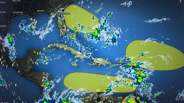 NHC: 3 potential tropical systems being watched in the Atlantic Ocean