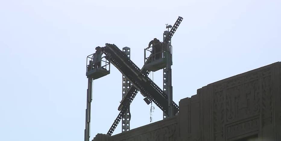 X sign removed from Twitter headquarters building after complaints