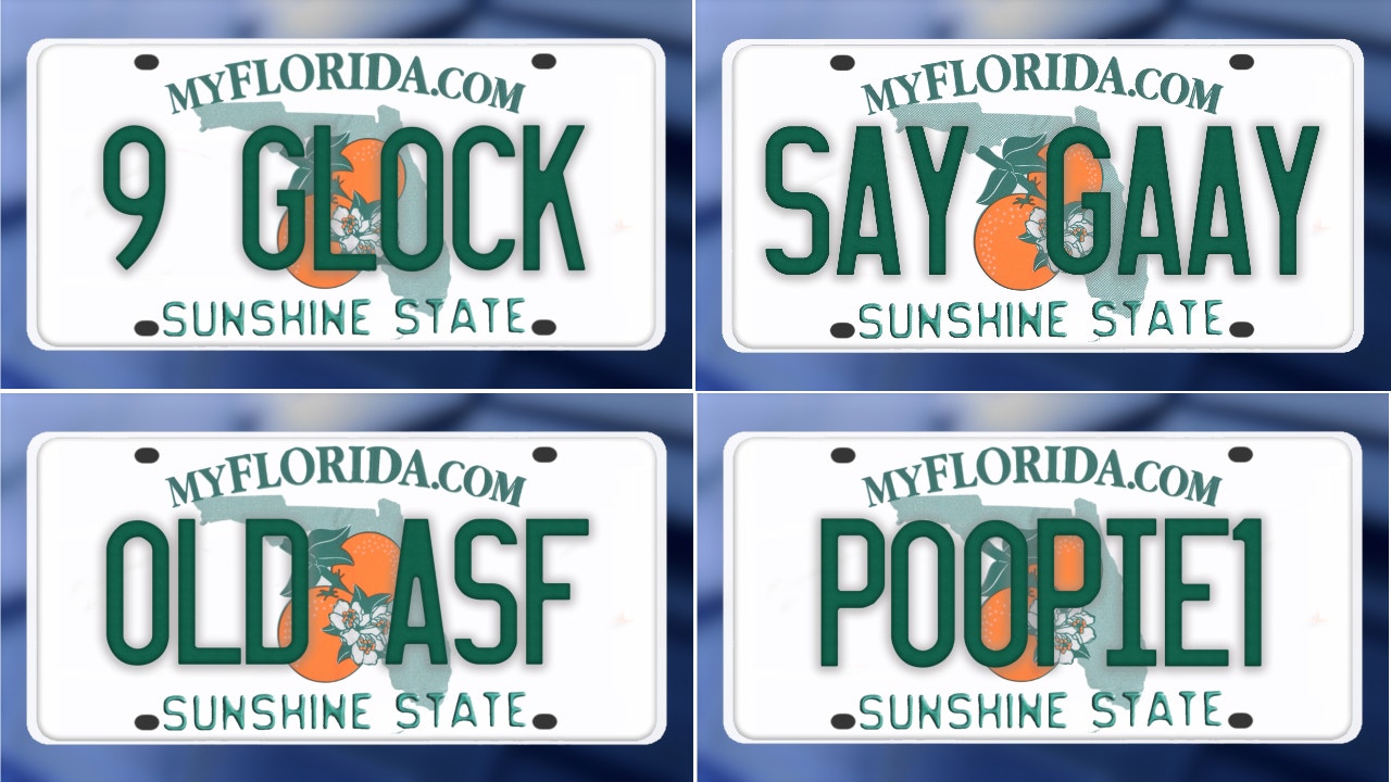 Banned License Plates Florida Releases Its Latest List Of Rejected   WOFL Florida Rejected License Plates 2023 