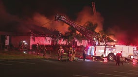 Firefighters battle large fire at Orange County church: 'God has something special for us,' pastor says