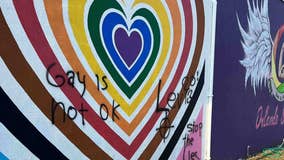 Two murals in Downtown Orlando vandalized with anti-LGBTQ messages