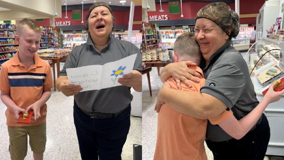 Florida boy learns new language after sparking friendship with Publix employee: 'I cried with happiness'