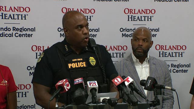 WATCH LIVE: Orlando police give update on shooting that injured 2 officers