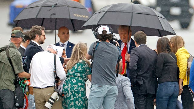 'Very sad day for America': Trump speaks after pleading not guilty in conspiring to overturn 2020 election