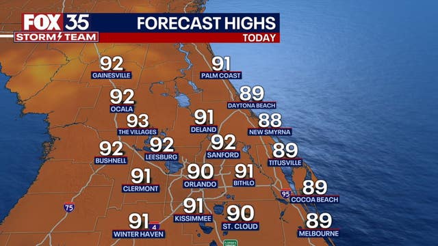 Orlando weather: Breezy Sunday with increased rain chances