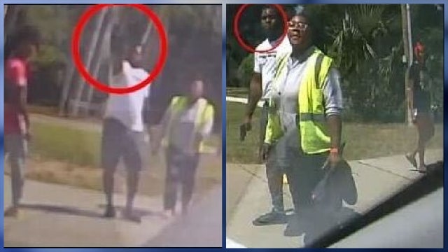 Man crossing Florida road shoots at vehicle that honked at him, police say