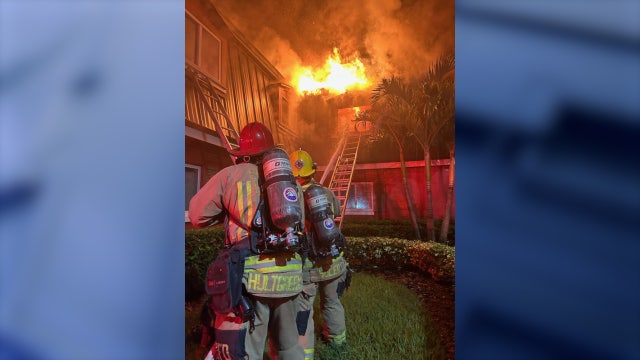 Fire burns at Winter Park apartments
