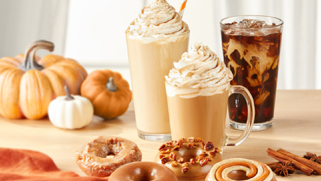 Krispy Kreme ushers in fall festivities with new pumpkin spice doughnut flavors