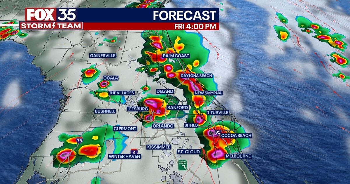 Orlando weather: Rain, storms likely this weekend across Central ...