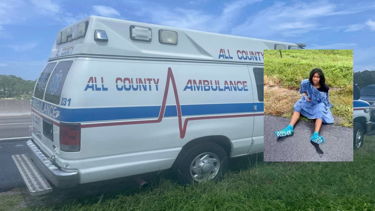 Florida woman in hospital gown steals ambulance from parking lot ...