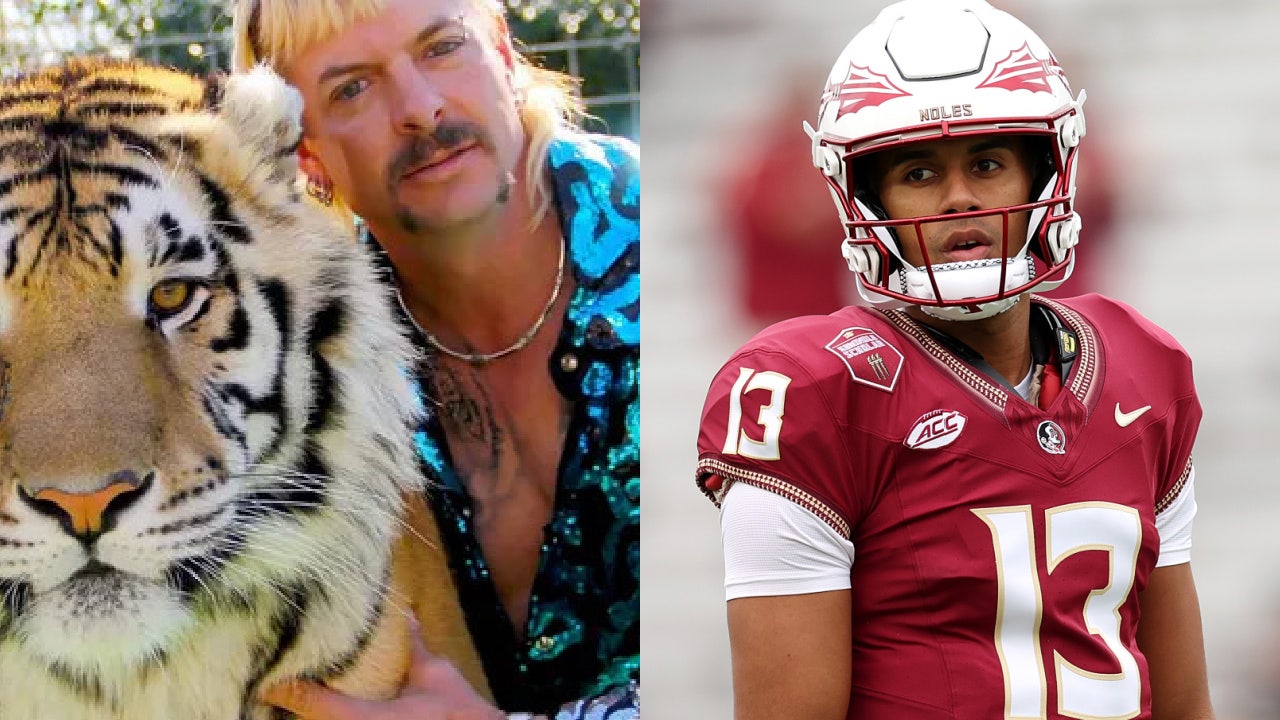 Joe Exotic threatens lawsuit against Florida State QB Jordan Travis: 'Leave  the Tiger King business to me'