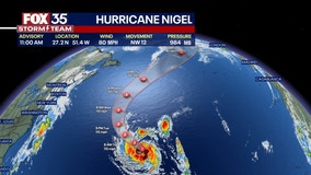 Hurricane Nigel forms in the Atlantic, forecast to rapidly strengthen into major Cat. 3 storm: NHC