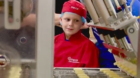 Make-A-Wish cancer survivor becomes candy maker for a day
