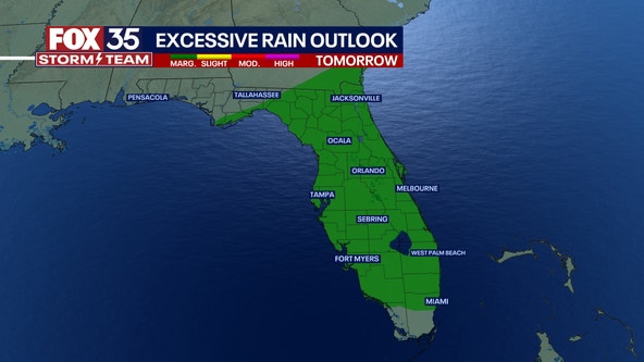 Showers to linger into Thursday morning over parts of Central Florida