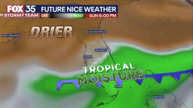 Orlando weather: Warm and muggy start to weekend with drier, cooler air on the way