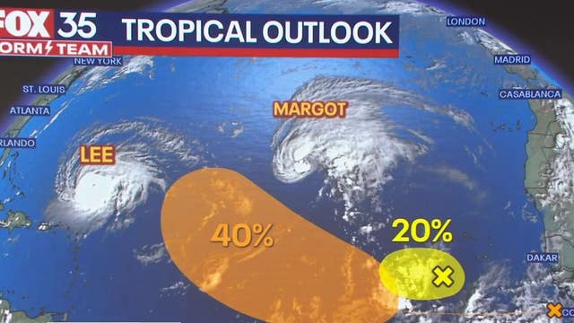National Hurricane Center tracking two tropical disturbances in the Atlantic